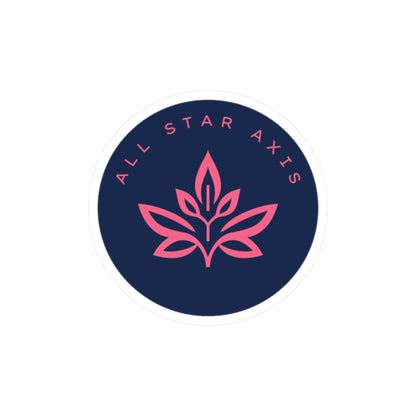 All Star Axis Floral Logo Sticker