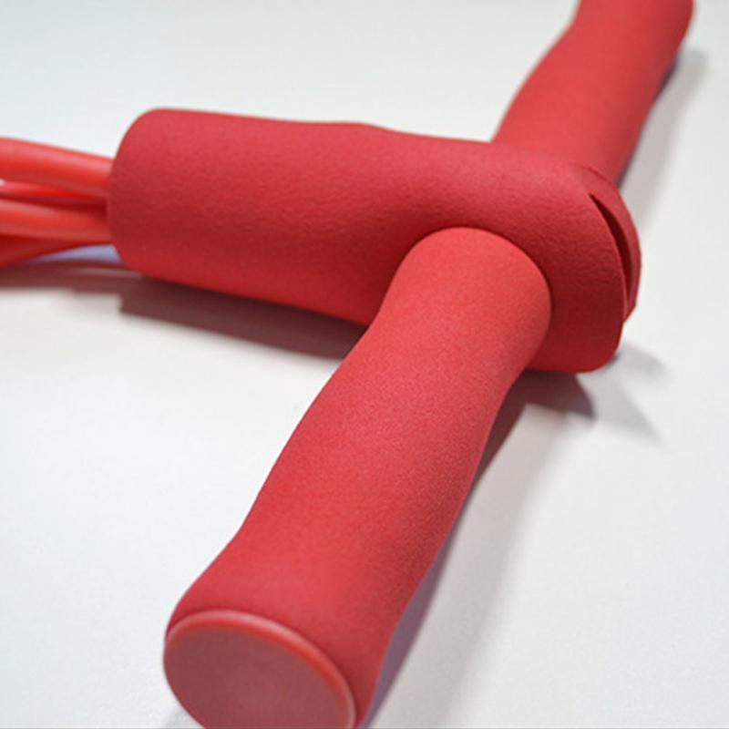 Natural Latex Foot Pedal Resistance Pull Rope Fitness Expander with Handles