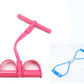 Natural Latex Foot Pedal Resistance Pull Rope Fitness Expander with Handles