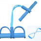 Natural Latex Foot Pedal Resistance Pull Rope Fitness Expander with Handles