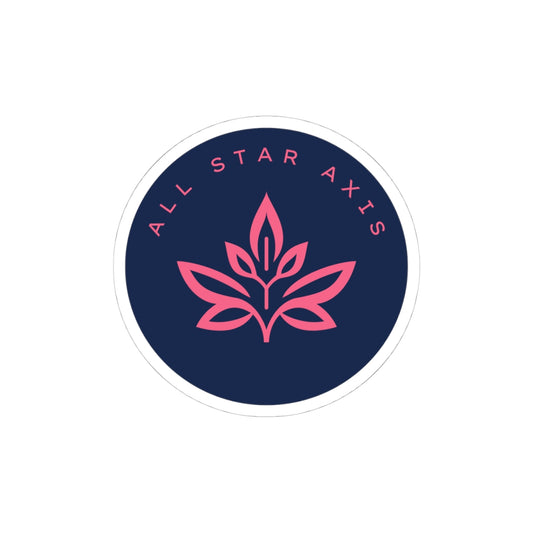 All Star Axis Floral Logo Sticker