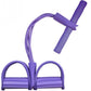 Natural Latex Foot Pedal Resistance Pull Rope Fitness Expander with Handles
