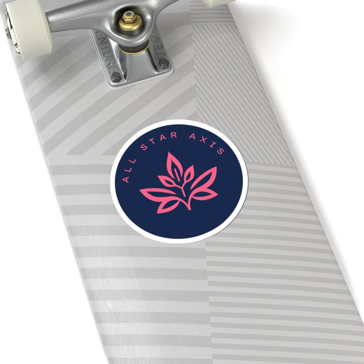 All Star Axis Floral Logo Sticker