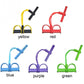 Natural Latex Foot Pedal Resistance Pull Rope Fitness Expander with Handles