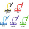 Natural Latex Foot Pedal Resistance Pull Rope Fitness Expander with Handles