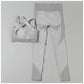 Textured Leggings & Sports Bra Activewear Set