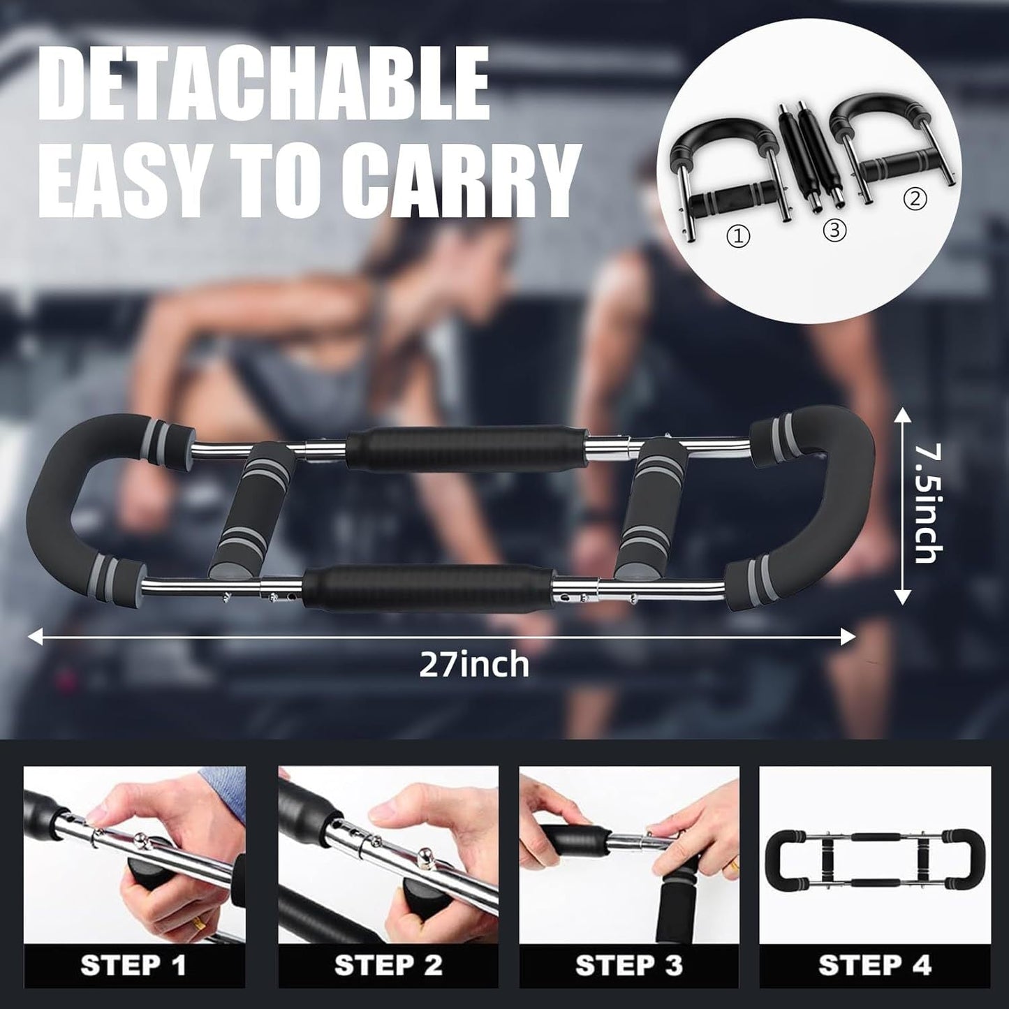 Adjustable U-Shaped Arm Chest Strength Trainer