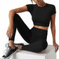 Seamless Yoga Running Activewear Top