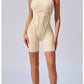 Women's Padded Sport Jumpsuit Gym Fitness Activewear