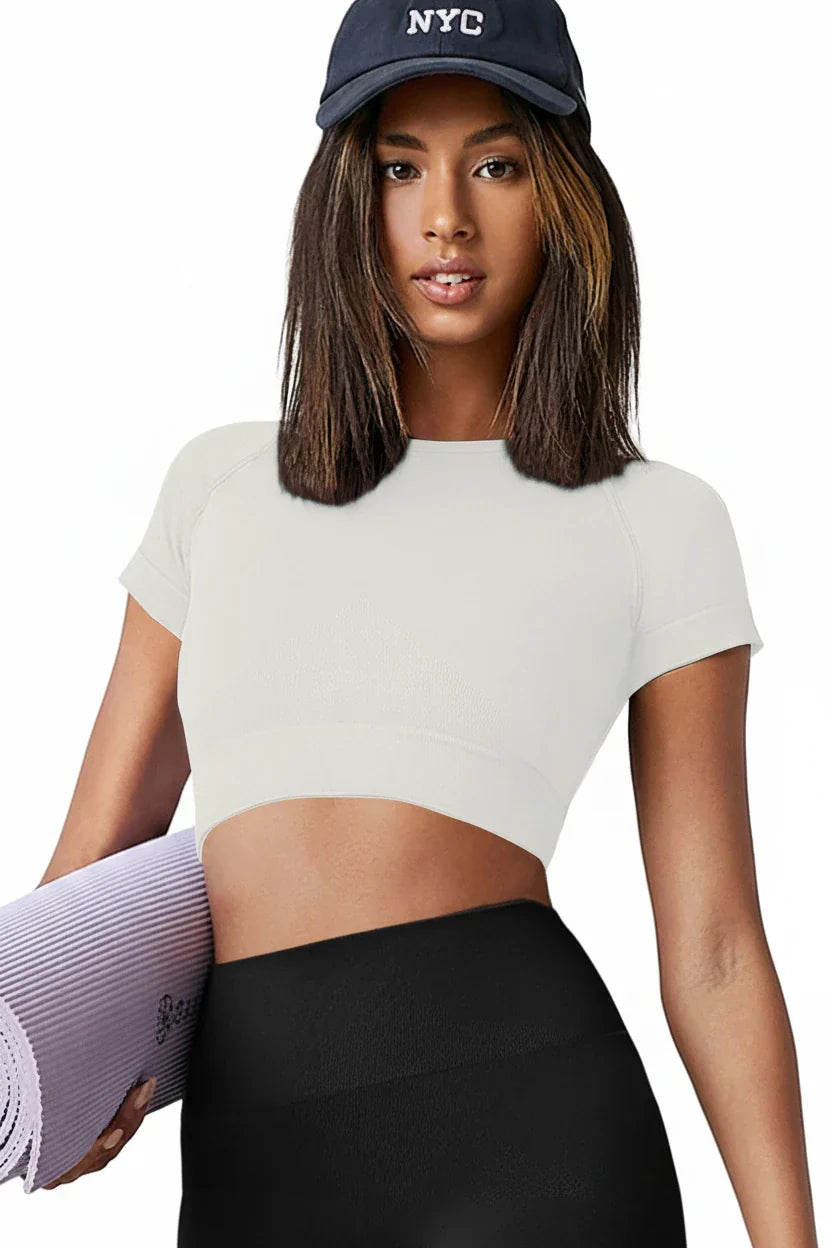 Seamless Yoga Running Activewear Top