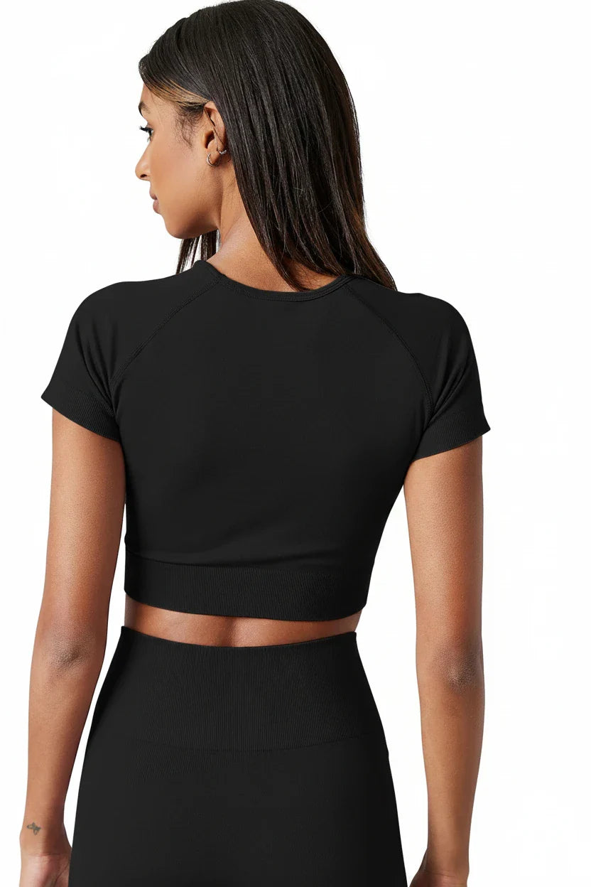 Seamless Yoga Running Activewear Top