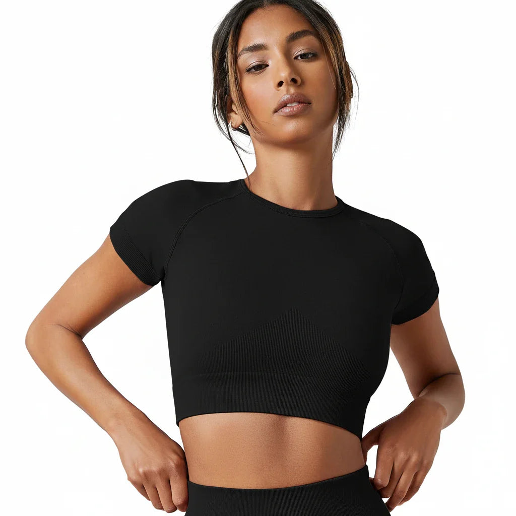 Seamless Yoga Running Activewear Top