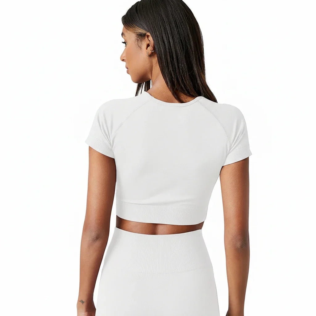 Seamless Yoga Running Activewear Top