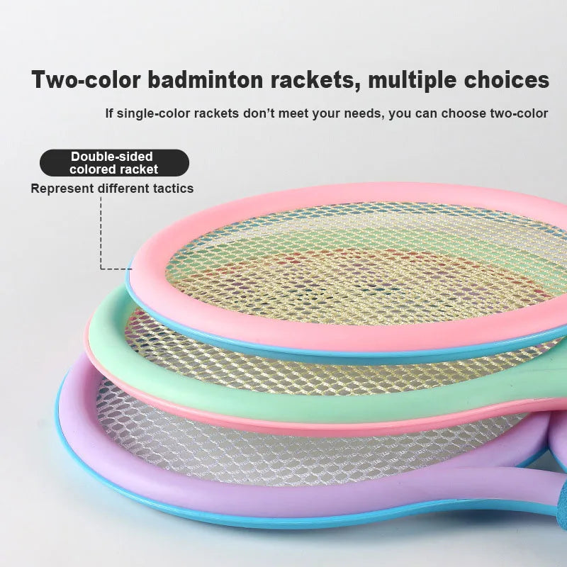 Kids Badminton Racket Set Outdoor Sports Toy for Children Training Fun