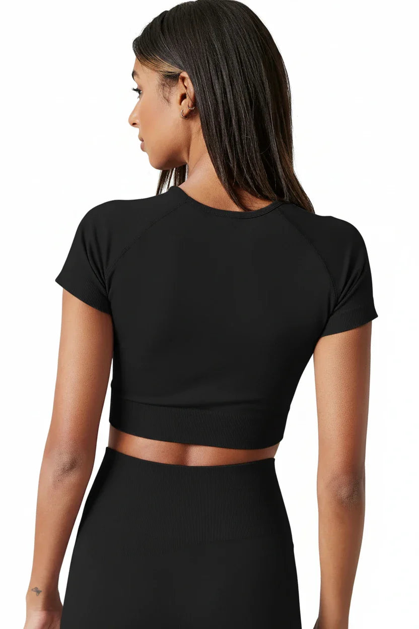Seamless Yoga Running Activewear Top