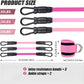Ankle Straps Resistance Bands Set Fitness Workout Exercise Equipment Ankle Weight Yoga Elastic Fitness Band For Gym Man Woman