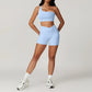 Women's Tracksuit Push-Up Workout Sportswear Tights Short Activewear