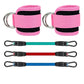 Ankle Straps Resistance Bands Set Fitness Workout Exercise Equipment Ankle Weight Yoga Elastic Fitness Band For Gym Man Woman