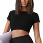 Seamless Yoga Running Activewear Top