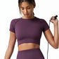 Seamless Yoga Running Activewear Top