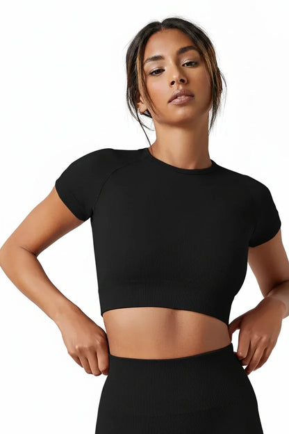 Seamless Yoga Running Activewear Top