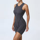 Women's Padded Sport Jumpsuit Gym Fitness Activewear