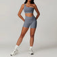 Women's Tracksuit Push-Up Workout Sportswear Tights Short Activewear