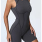 Women's Padded Sport Jumpsuit Gym Fitness Activewear
