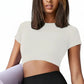 Seamless Yoga Running Activewear Top