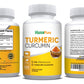 NusaPure Turmeric Curcumin 600 mg 60 Capsules Turmeric 95% Curcuminoids Dietary Supplement