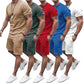 Men's Casual Activewear Running T-Shirt with Shorts