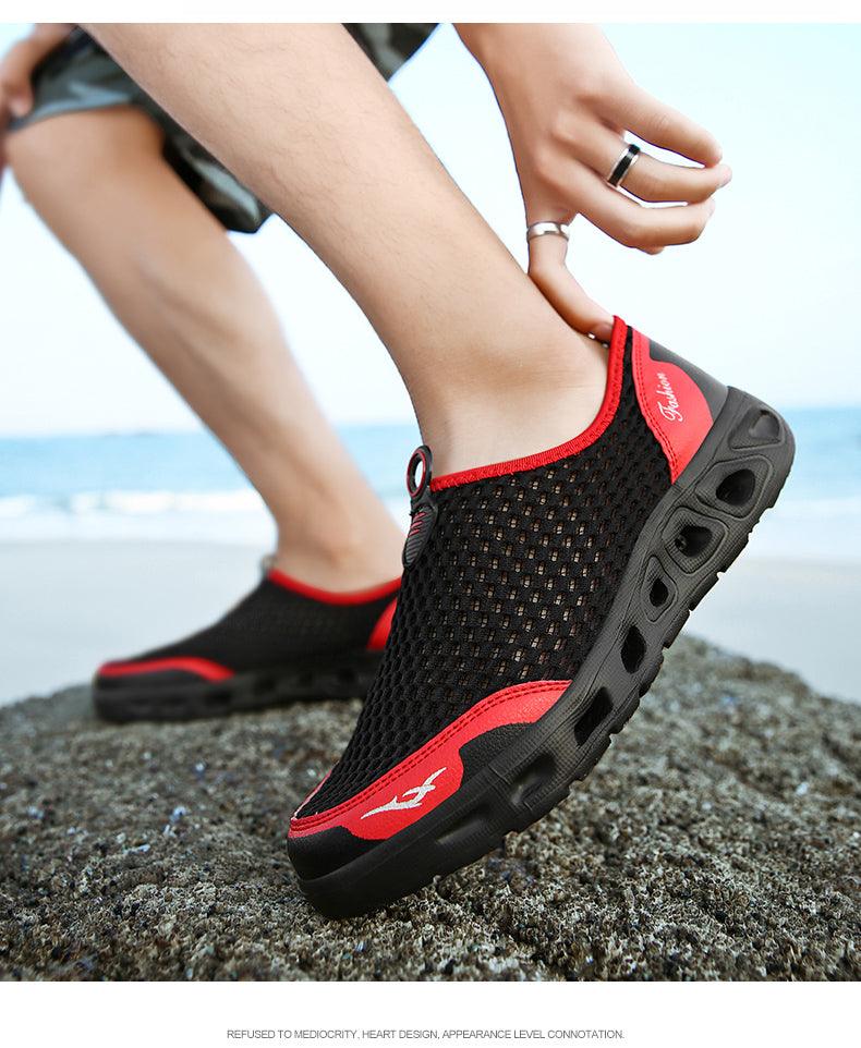 Men's Aqua Shoes Quick Dry Breathable Mesh Water Sports Footwear