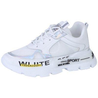 Women's Mesh Running Shoes Breathable Platform Sneakers