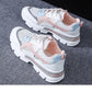 Women's Mesh Running Shoes Breathable Platform Sneakers