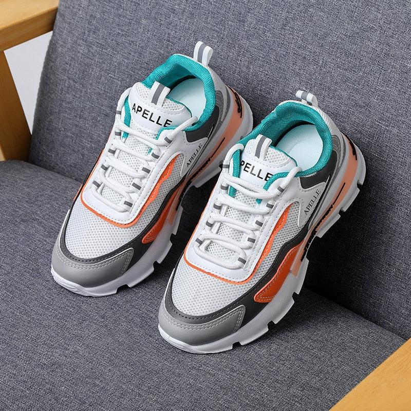 Women's Mesh Running Shoes Breathable Platform Sneakers