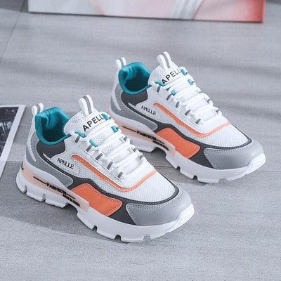 Women's Mesh Running Shoes Breathable Platform Sneakers