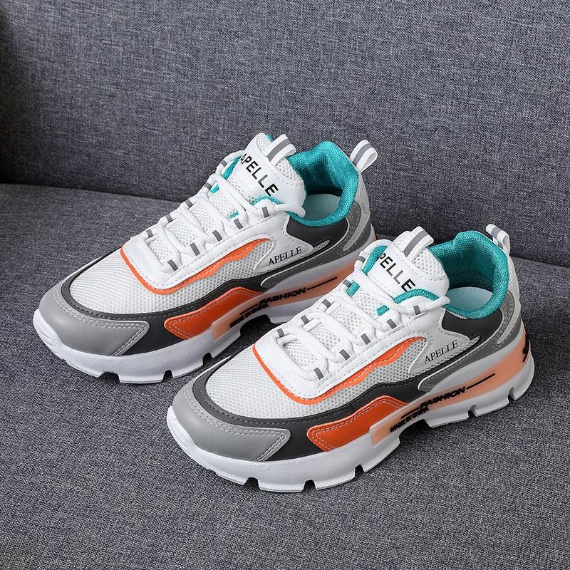 Women's Mesh Running Shoes Breathable Platform Sneakers