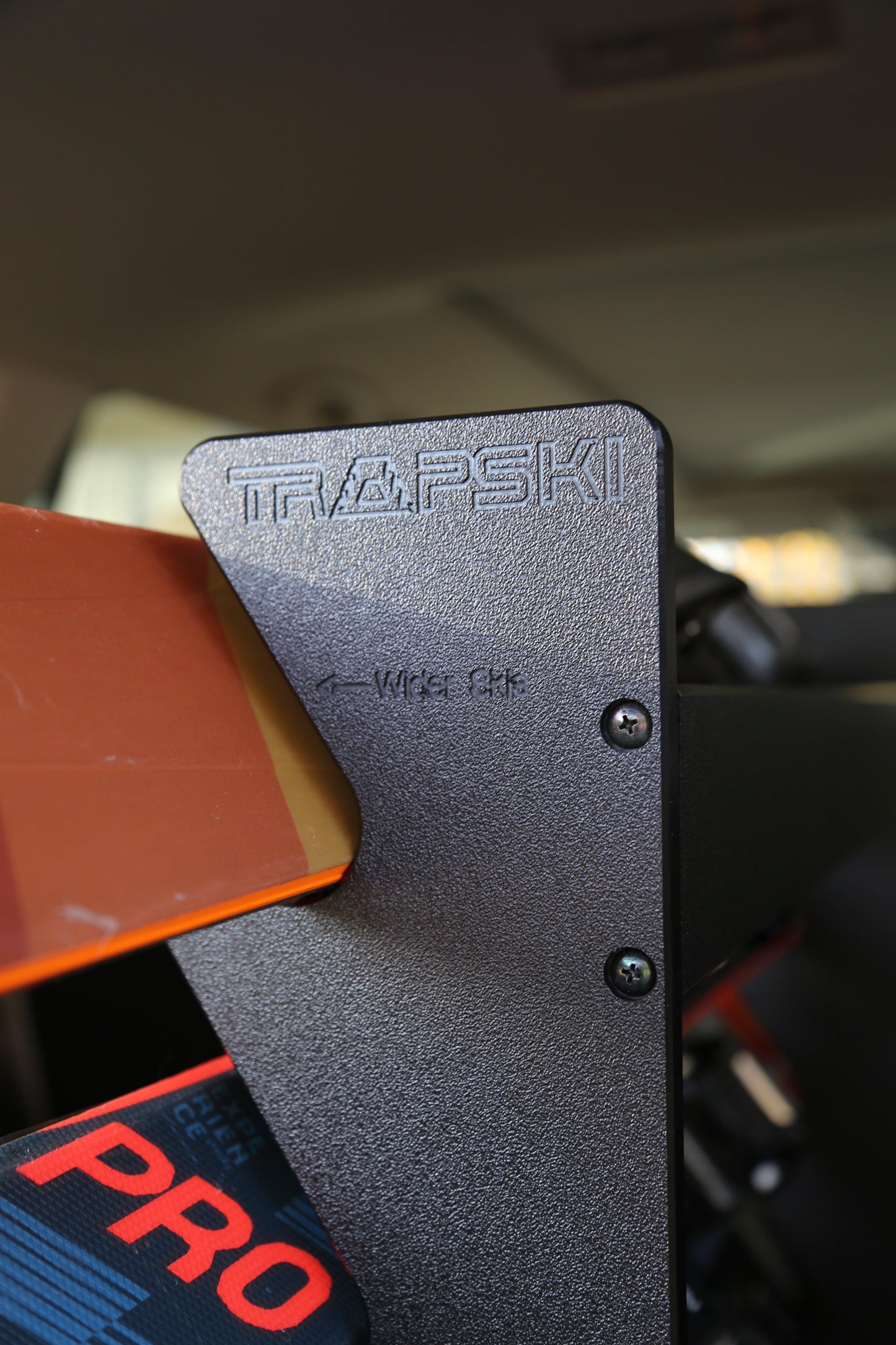TRAPSKI Tower Internal Ski Rack with Security Strap Vehicle Storage System